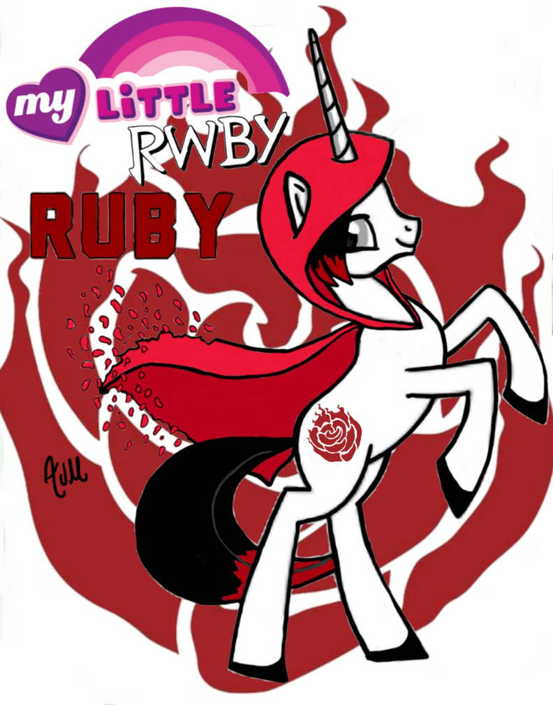 My Little Rwby Pony - Ruby by TheWanderingArtworks on DeviantArt