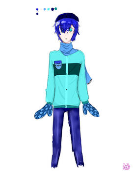 Adoptable  Ice boy (OPEN)