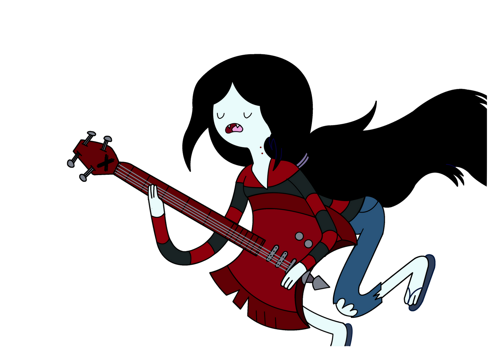 Marceline Flying Bass By Callmerabbitz On Deviantart