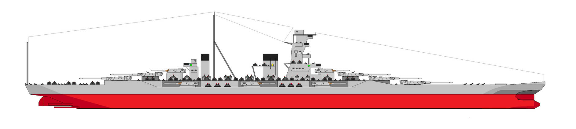 Musashi Class Super Battleship by JNSDF-Kozuke on DeviantArt