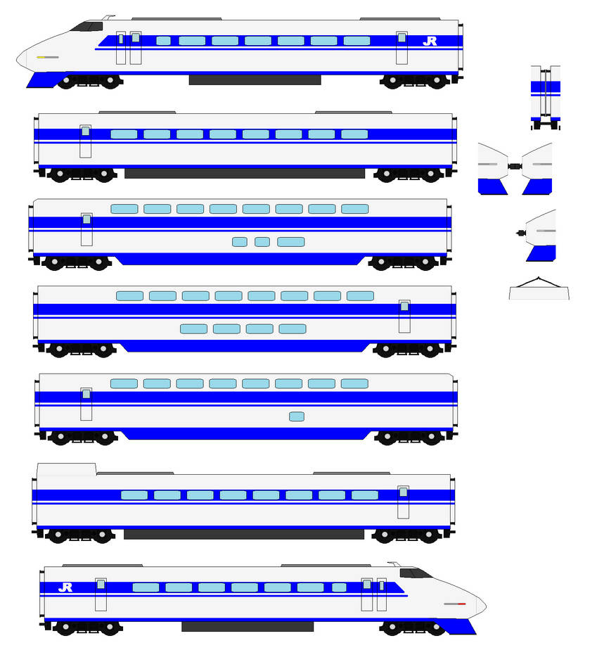 Shinkansen 100 series by JNSDF-Kozuke on DeviantArt