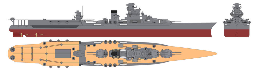 Fast Battleship-carrier hybrid design