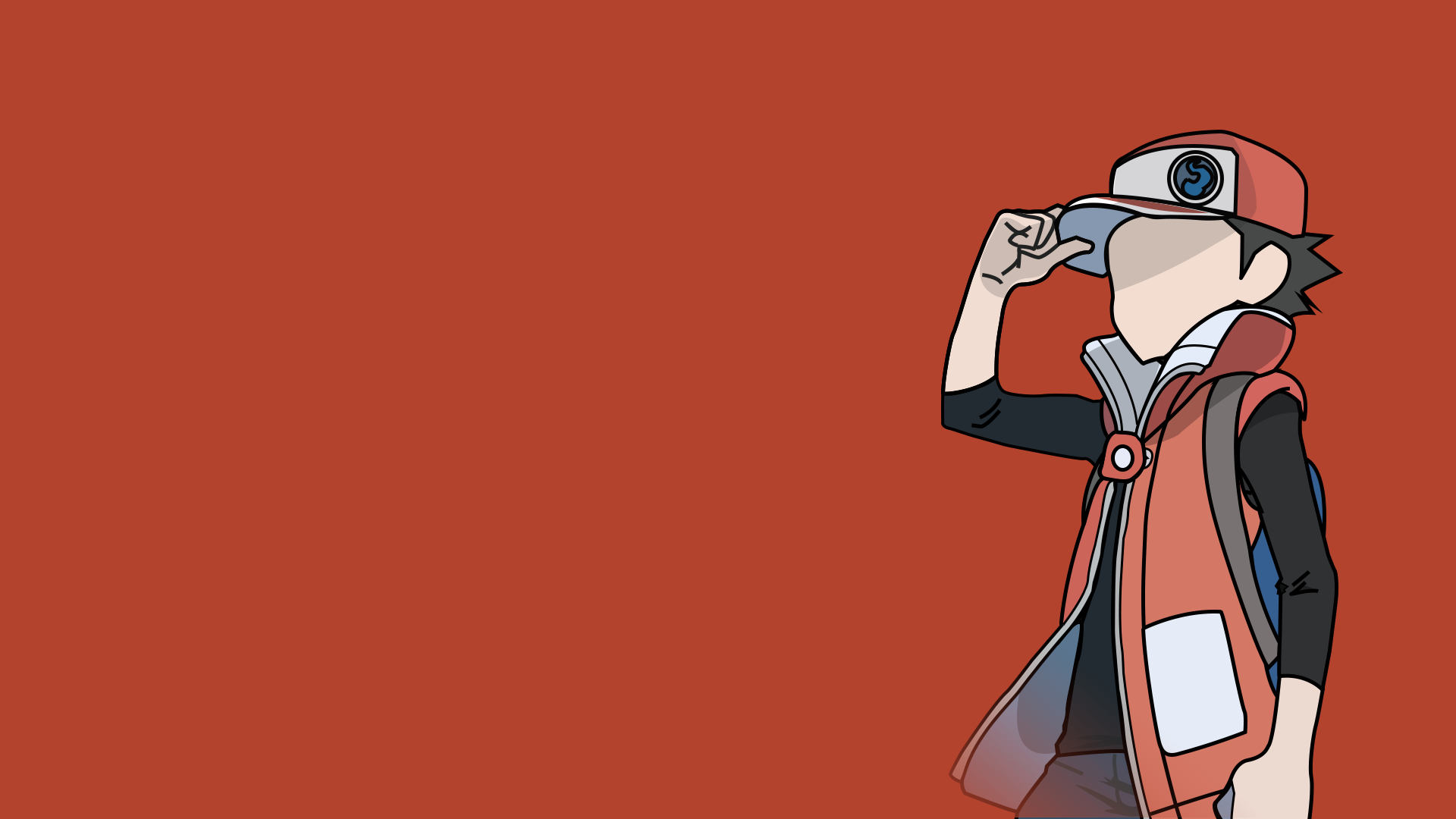 Pokemon Trainer Red Wallpaper by HikiAraite on DeviantArt