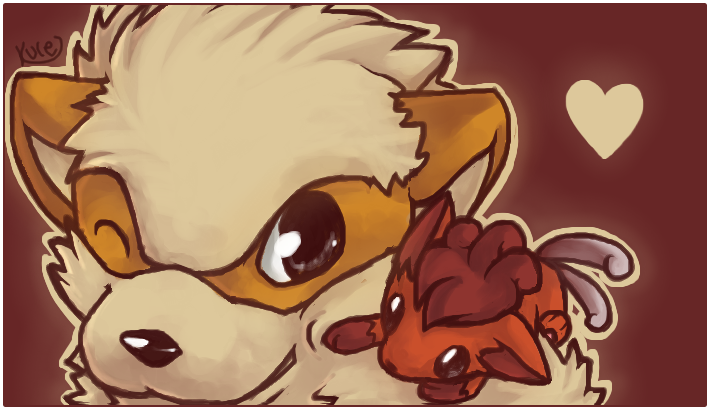 ForRizzy: Vulpix+Arcanine