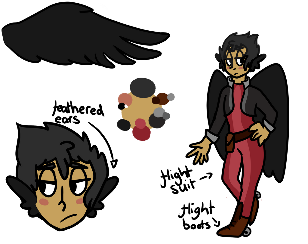 Raven // Reference sheet by navi7876 on DeviantArt