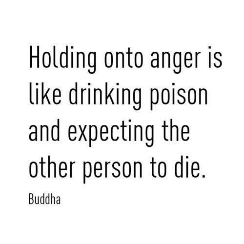 holding onto anger