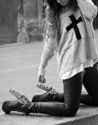 heels and crosses