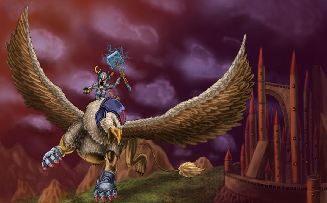 Gryphon rider by SASHlMlSAN on DeviantArt