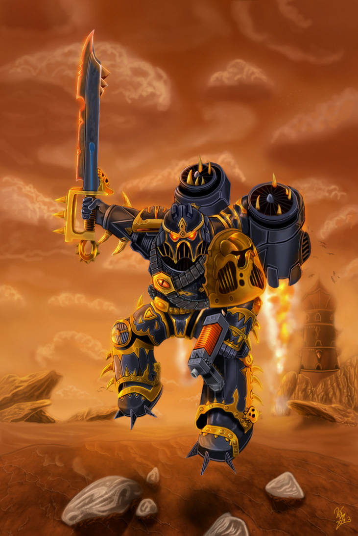 Space Raptor Deviantart Chaos space marine Raptor by SASHlMlSAN on DeviantArt