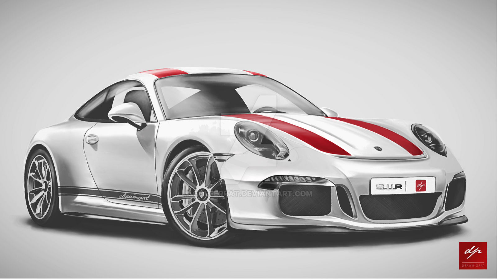 Realistic Drawing | Porsche 911R by golferpat on DeviantArt