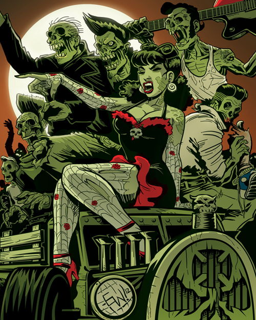 Rockabilly Zombie Queen