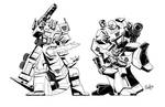 Transformers G1 Good Vs Bad Inks by EryckWebbGraphics