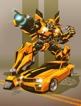 Transformers Bumblebee and Camaro - Commission