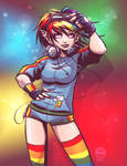 Rainbow Dash Saria Linde - LS Commission by EryckWebbGraphics