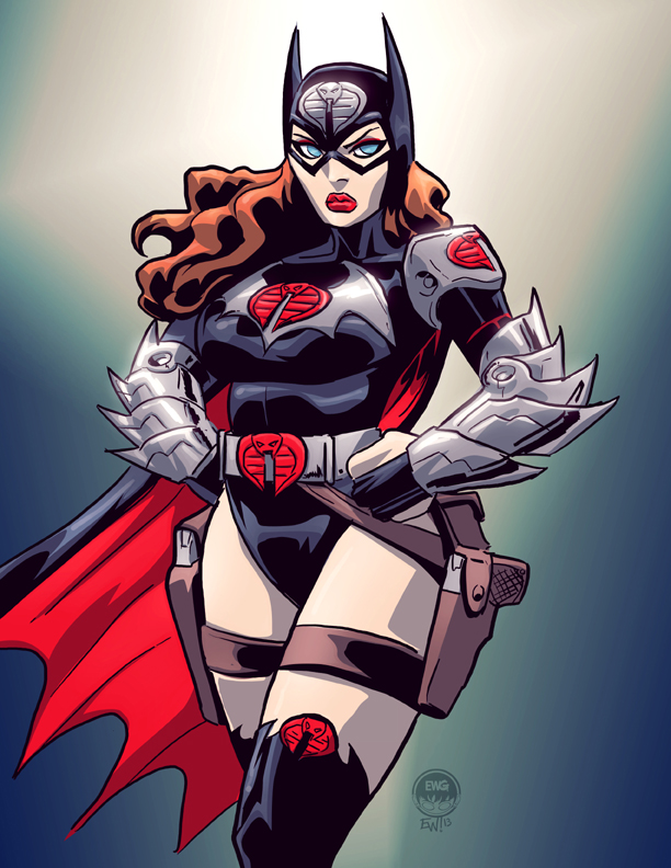 Batgirl Cobra style - Character Art Commish