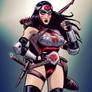 WonderWoman Cobra style - Character Art Commish