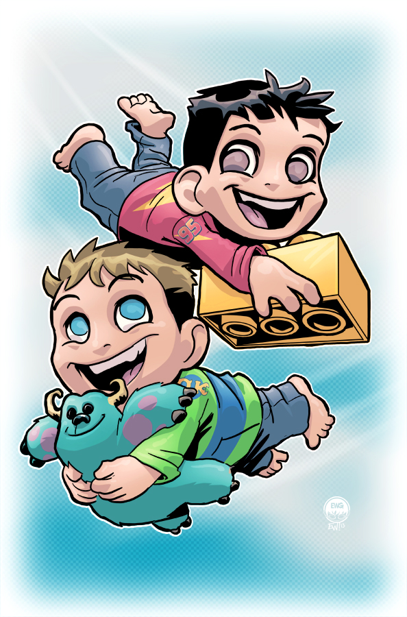 2 Fly Boys - Chibi Monday Commission