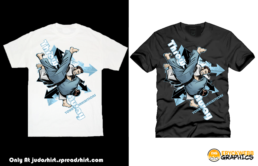 Judo Shirt Throw AYI - Tshirt Graphic Commission