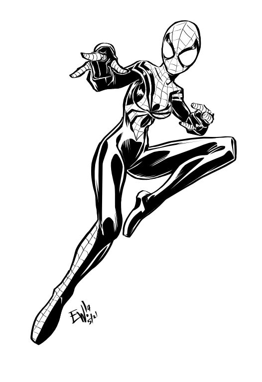 Spider Girl May - SketchNight Commish