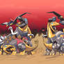 Dinobots Standoff - Commission