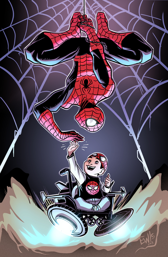 Spiderman and Kid - Commission