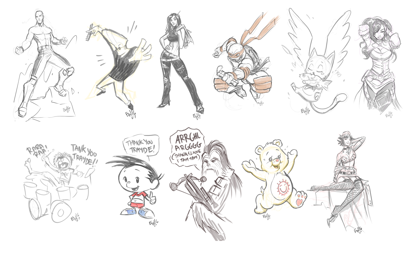DRS Episode 29 Drawing Dump