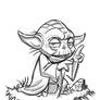 Yoda chibi - sketch commission