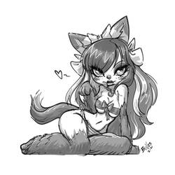 Kithulu Kitty Girl - Twitch Drawing Request