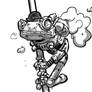 Steampunk Tree Frog