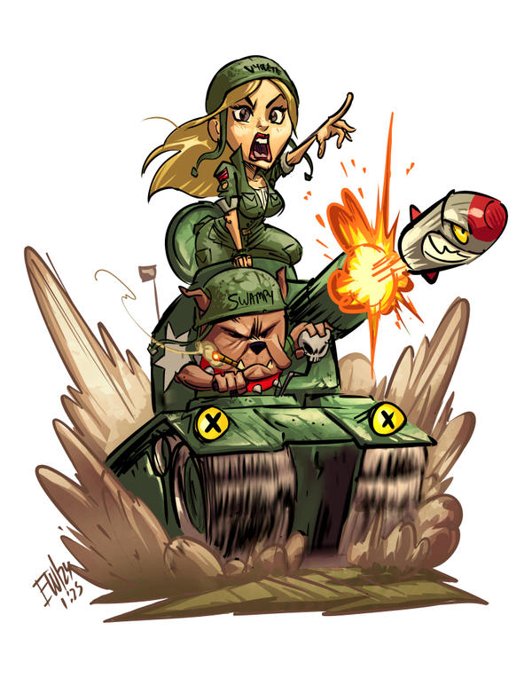 Tank Bros - Character Art Commission