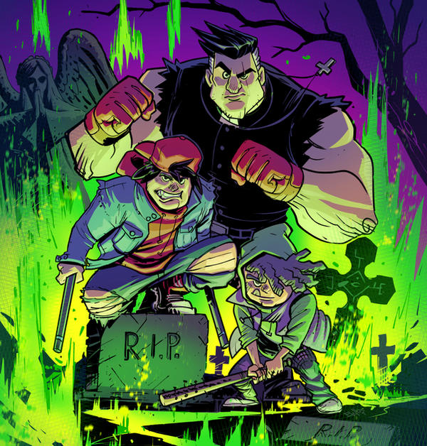 Supernatural Fighters - Comic Art Cover Commission
