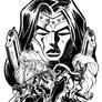 Black Cat Venom Mary Jane and Madame Masque Comm