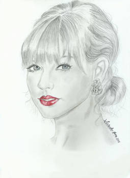 Taylor Swift Pencil Portrait