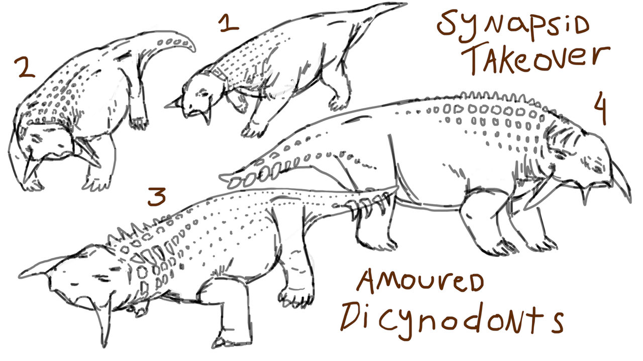 Dicynodont takeover by Zealandiatherium on DeviantArt
