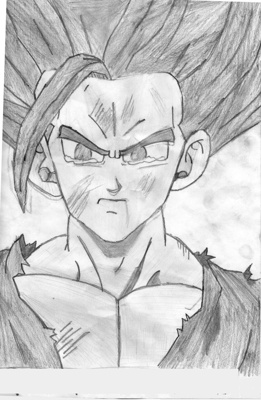 gohan cries by drawboy1 on DeviantArt
