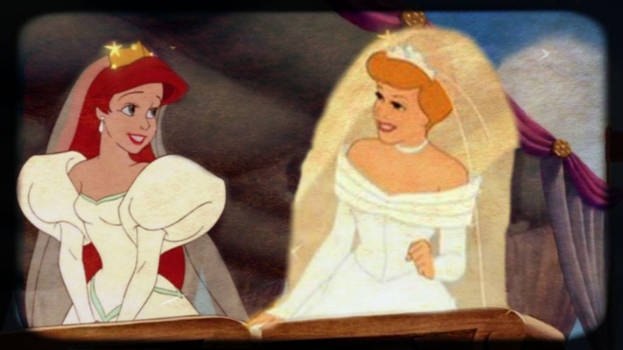 Cinderella and Ariel Wedding