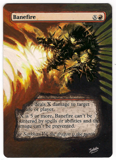 Altered Extended Art Banefire by theartiste83 on DeviantArt