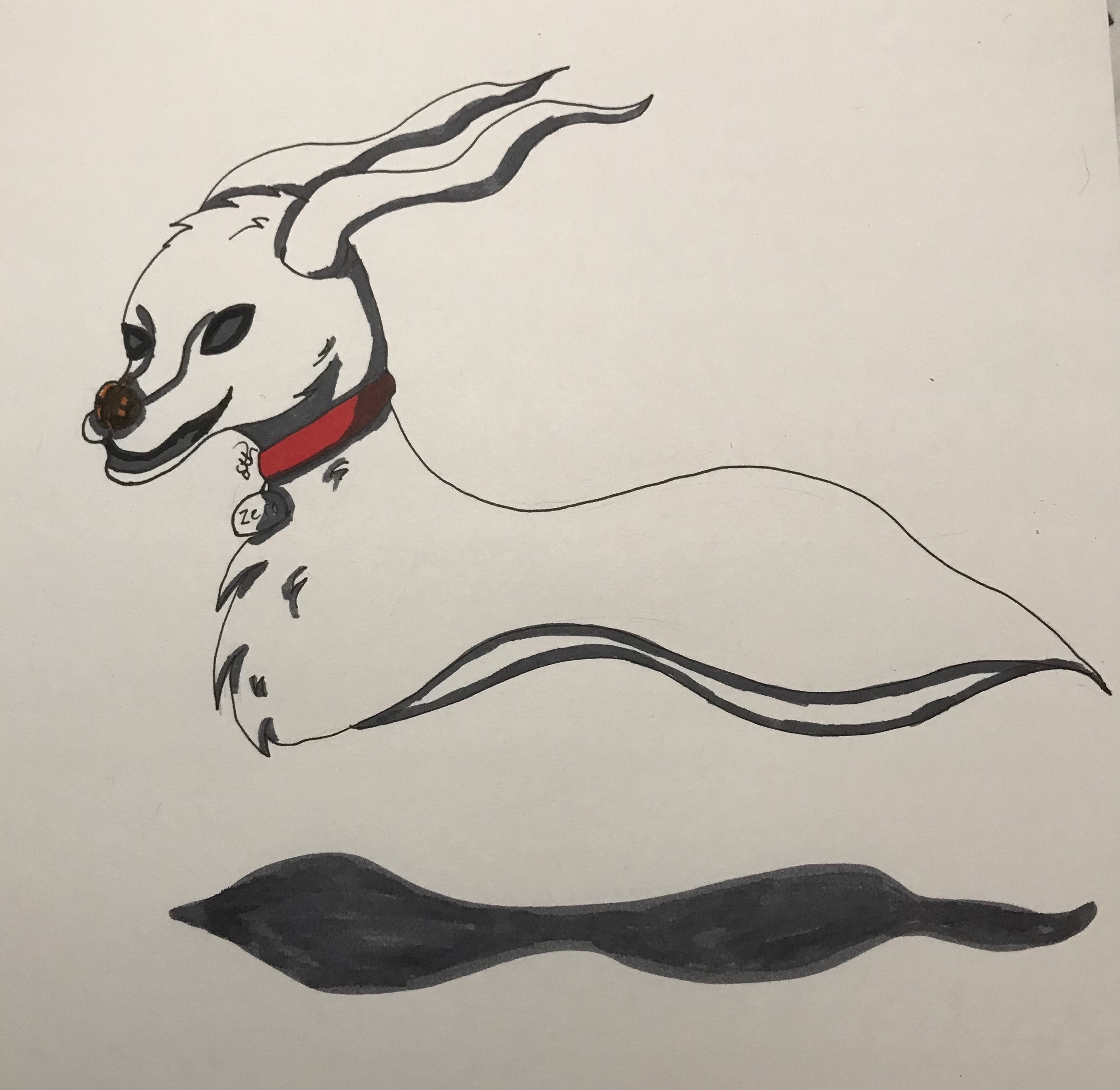 Zero the ghost dog by SteamHoof1207 on DeviantArt