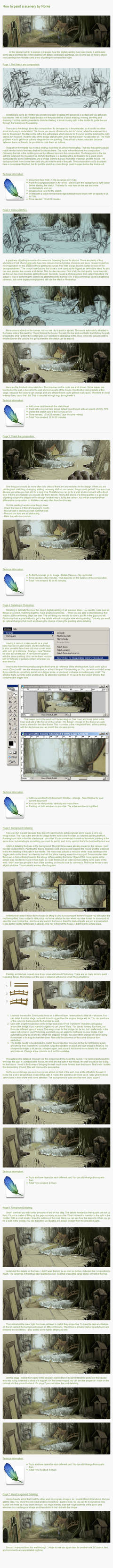 How To Make A Digital Painting by Norke