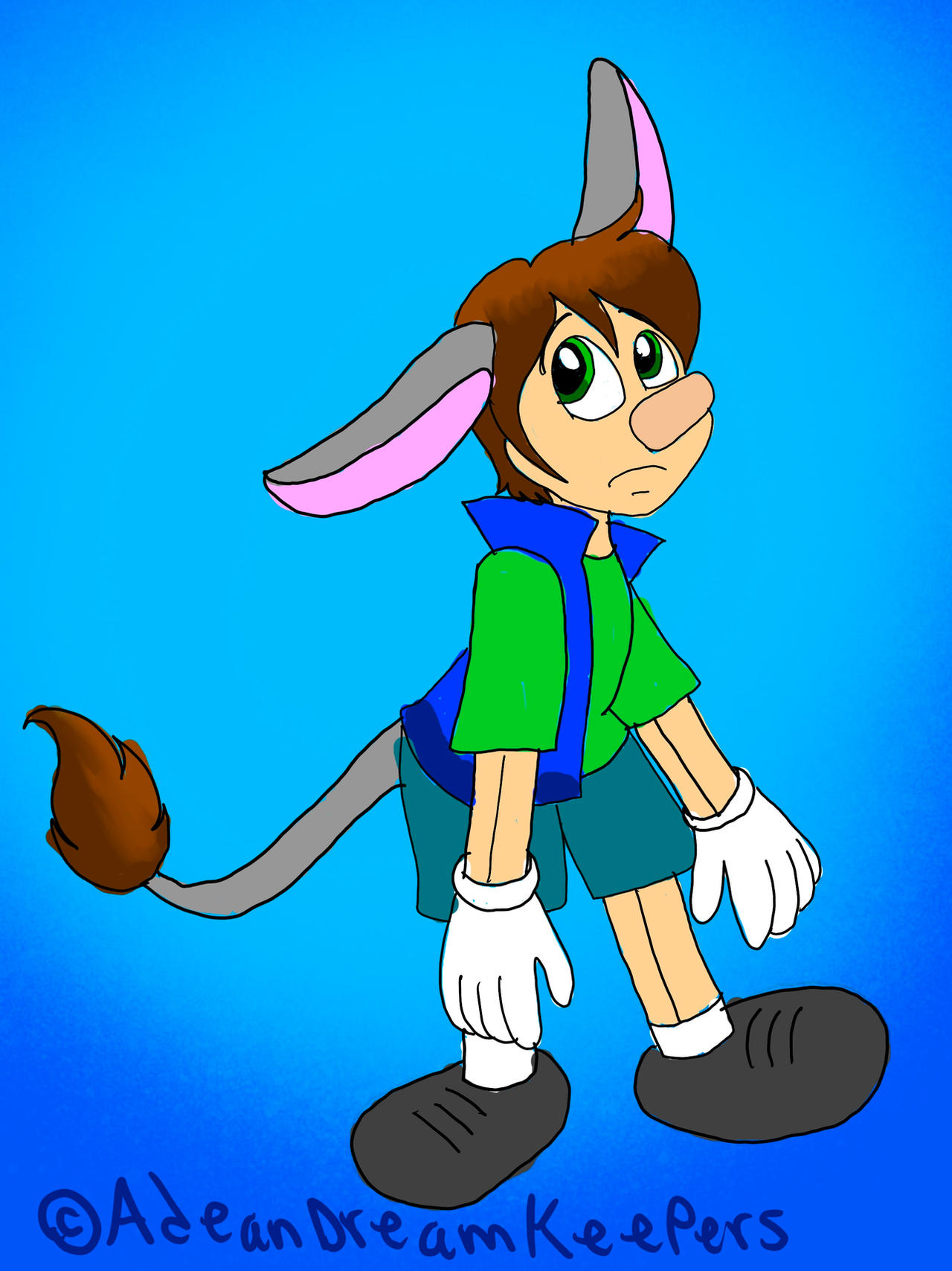 Half Dog Key Half Donkey Pinocchio by AdeanTheDraconequus on DeviantArt