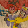 Adean(Me) and Alastor Singin in the Rain