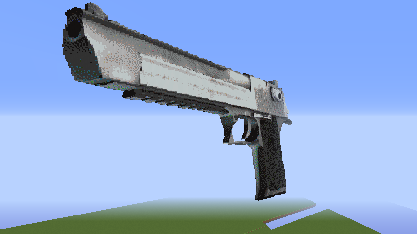 Minecraft Pixel Art 3 Cs Go Desert Eagle By Xxthebluephoenixxx On Deviantart