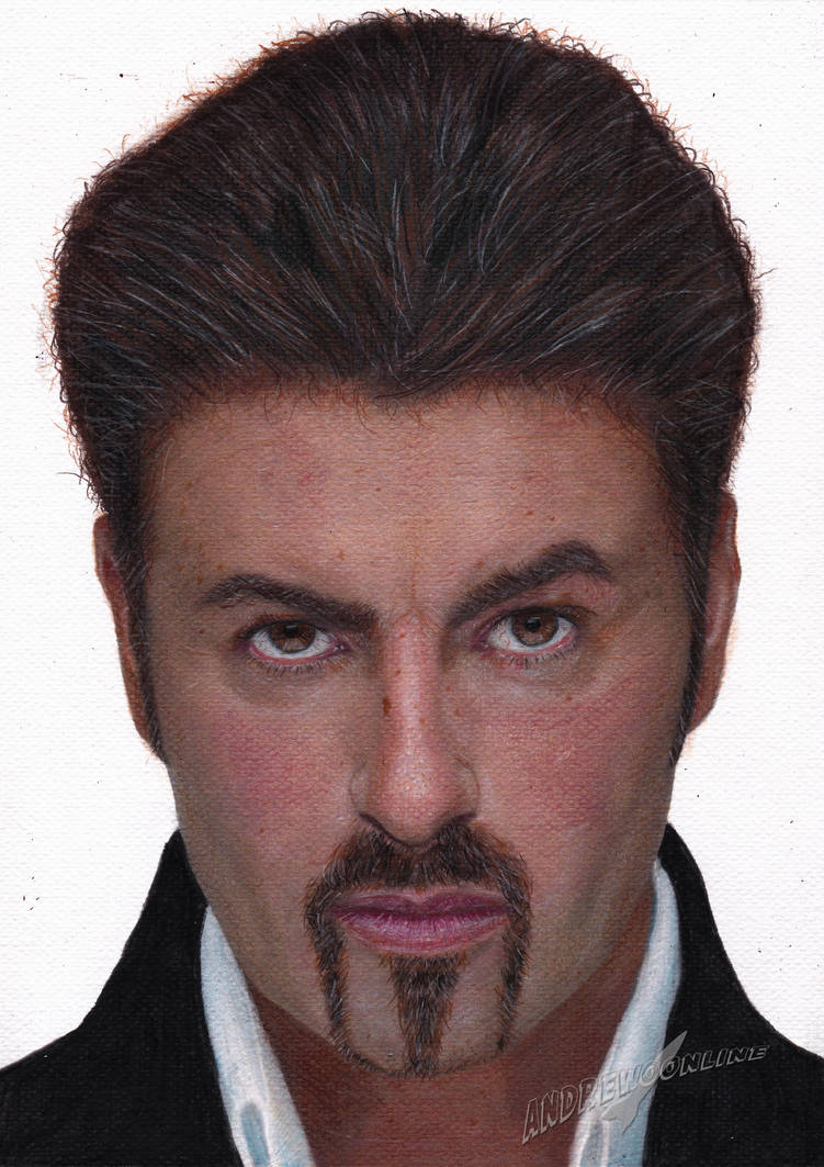 George Michael portrait by andrewoonline on DeviantArt