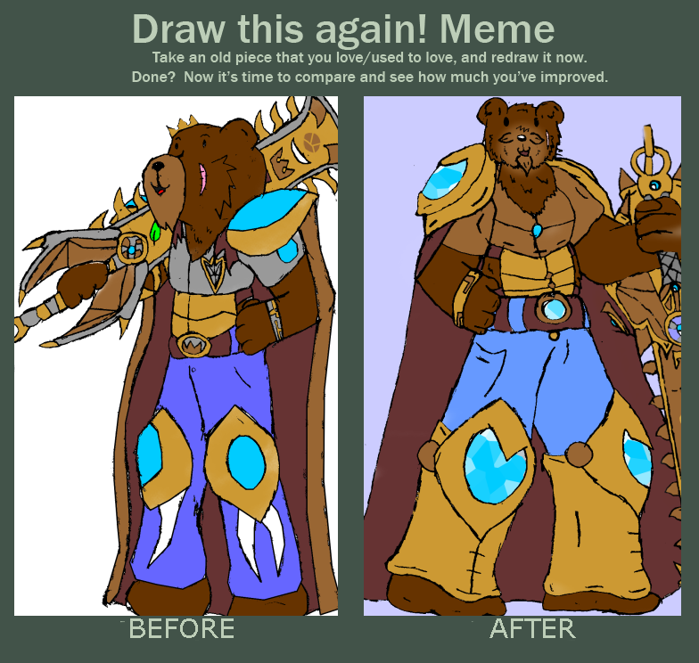 Before And After meme: plushy king brown