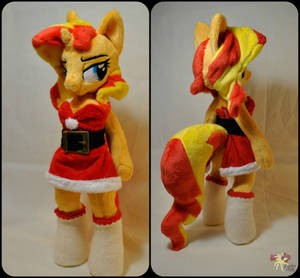 anthro Christmas Sunset Shimmer