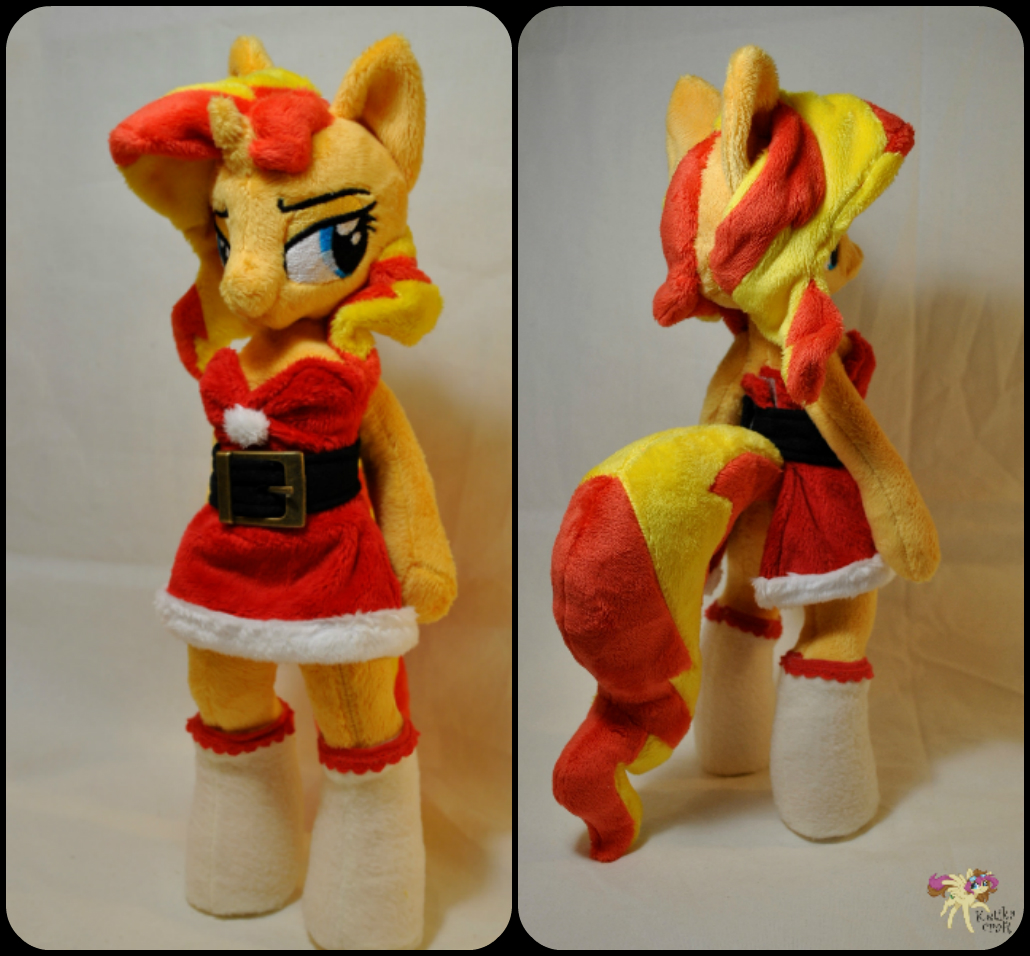 anthro Christmas Sunset Shimmer