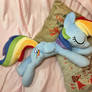 Sleeping Rainbow Dash