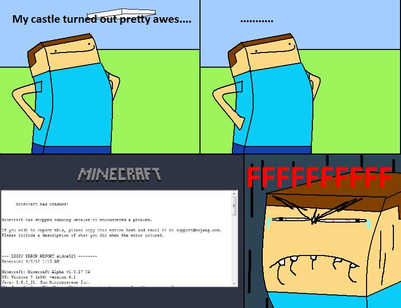 Minecraft Crash By Maeland On Deviantart Minecraft Crash By Maeland On Deviantart