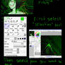 tutorial: how to draw glitching (paint tool sai)