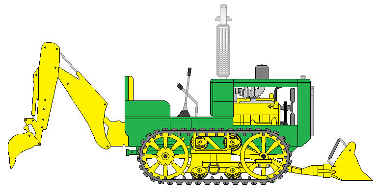Case Backhoe Deviantart Tracked Backhoe by DonaldMoore909 on DeviantArt